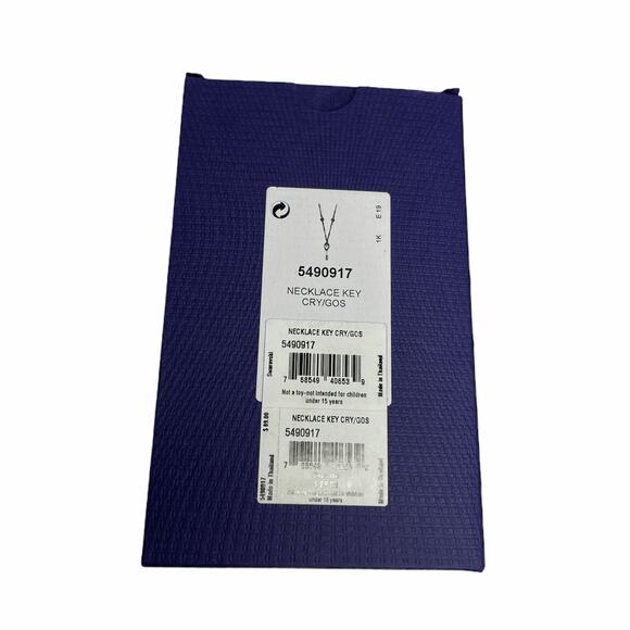 Swarovski Tarot Magic Necklace, Key Gold Tone - Picture 4 of 4